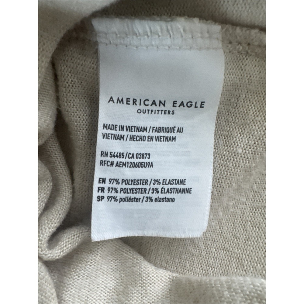 American‎ Eagle Super soft Tunic Size Medium Tan Color - Picture 6 of 6